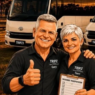 Terri and Gary from TRIPZ Transfers